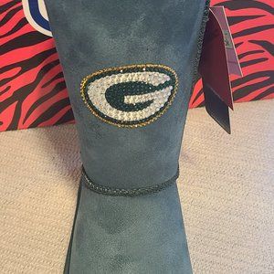 Green Bay Packers lined boots Size 7